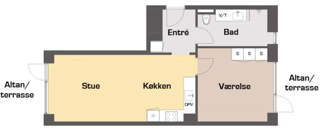 Great 1-Bed Wbalcony By Odense Harbourアパートメント エクステリア 写真